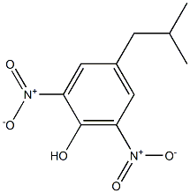 4-Isobutyl-2,6-dinitrophenol Struktur