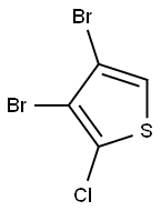 2-Chloro-3,4-dibromothiophene Struktur