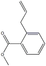 2-Allylbenzoic acid methyl ester Struktur