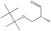 (2R)-2-Methyl-3-(tert-butyldimethylsilyloxy)propanal Struktur