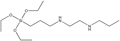 3-(Triethoxysilyl)-N-[2-(propylamino)ethyl]propan-1-amine Struktur