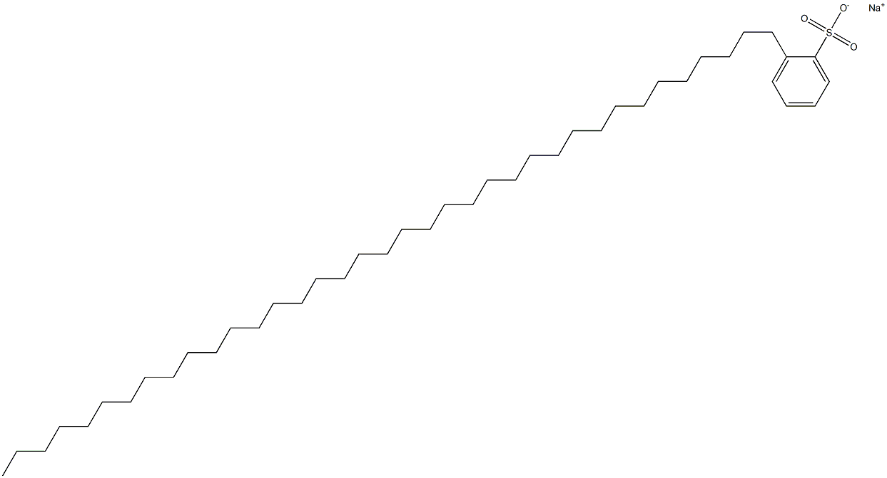 2-(Heptatriacontan-1-yl)benzenesulfonic acid sodium salt Struktur