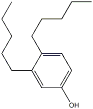 3,4-Dipentylphenol Struktur