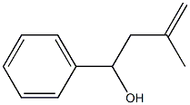 1-Phenyl-3-methyl-3-buten-1-ol Struktur