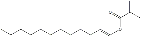 Methacrylic acid (1-dodecenyl) ester Struktur