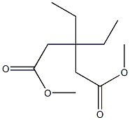 3,3-Diethylglutaric acid dimethyl ester Struktur