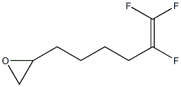 1,1,2-Trifluoro-7,8-epoxy-1-octene Struktur