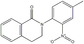 3,4-Dihydro-2-(4-methyl-2-nitrophenyl)isoquinolin-1(2H)-one Struktur