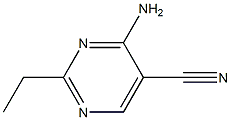 4-Amino-2-ethylpyrimidine-5-carbonitrile Struktur