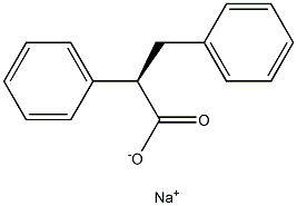 [R,(-)]-2,3-Diphenylpropionic acid sodium salt Struktur