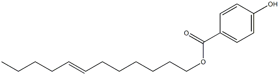 4-Hydroxybenzoic acid 7-dodecenyl ester Struktur