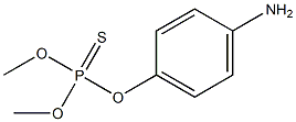 Thiophosphoric acid O,O-dimethyl O-(4-aminophenyl) ester Struktur