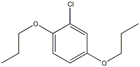 2-Chloro-1,4-dipropoxybenzene Struktur