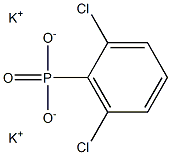 2,6-Dichlorophenylphosphonic acid dipotassium salt Struktur