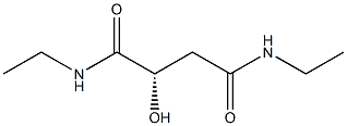 [S,(-)]-N,N'-Diethyl-2-hydroxysuccinamide Struktur