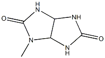 2-Methyl-2,4,6,8-tetraazabicyclo[3.3.0]octane-3,7-dione Struktur