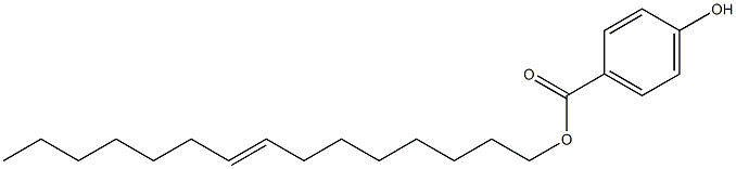 4-Hydroxybenzoic acid 8-pentadecenyl ester Struktur