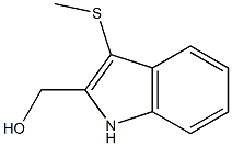 3-(Methylthio)-1H-indole-2-methanol Struktur