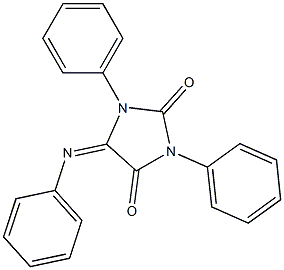 5-Phenylimino-1,3-diphenyl-3,5-dihydro-1H-imidazole-2,4-dione Struktur