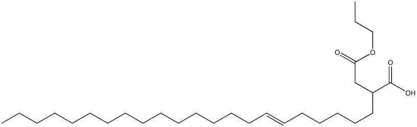 2-(6-Docosenyl)succinic acid 1-hydrogen 4-propyl ester Struktur