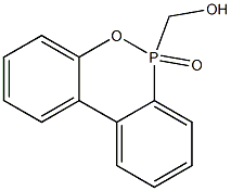 6-(Hydroxymethyl)-6H-dibenz[c,e][1,2]oxaphosphorin 6-oxide Struktur