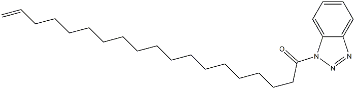 1-(18-Nonadecenoyl)-1H-benzotriazole Struktur