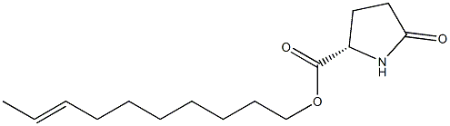 (S)-5-Oxopyrrolidine-2-carboxylic acid 8-decenyl ester Struktur