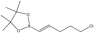 (E)-5-Chloro-1-pentenylboronic acid 2,3-dimethylbutane-2,3-diyl ester Struktur