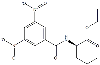 (2R)-2-[(3,5-Dinitrobenzoyl)amino]pentanoic acid ethyl ester Struktur