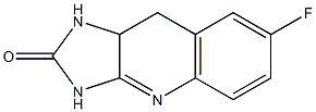 7-Fluoro-9,9a-dihydro-1H-imidazo[4,5-b]quinolin-2(3H)-one Struktur