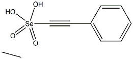 Ethaneselenoic acid Se-(phenylethynyl) ester Struktur