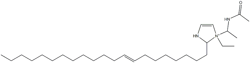 1-[1-(Acetylamino)ethyl]-1-ethyl-2-(8-henicosenyl)-4-imidazoline-1-ium Struktur