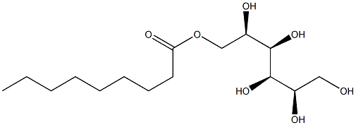 D-Mannitol 6-nonanoate Struktur