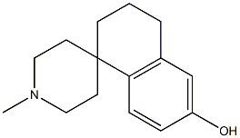 3,4-Dihydro-1'-methylspiro[naphthalene-1(2H),4'-piperidin]-6-ol Struktur