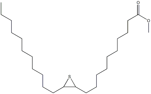 11,12-Epithiotricosanoic acid methyl ester Struktur