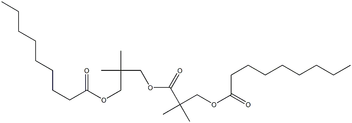 3-Nonanoyloxy-2,2-dimethylpropionic acid 3-nonanoyloxy-2,2-dimethylpropyl ester Struktur