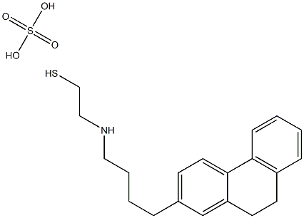 2-[4-(9,10-Dihydrophenanthren-2-yl)butyl]aminoethanethiol sulfate Struktur