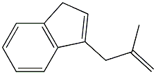 3-(2-Methylenepropyl)-1H-indene Struktur