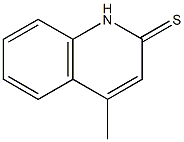 4-Methylquinoline-2(1H)-thione Struktur