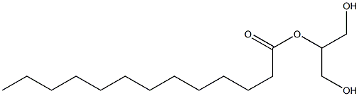 Tridecanoic acid 2-hydroxy-1-(hydroxymethyl)ethyl ester Struktur