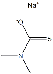 N,N-Dimethylthiocarbamic acid sodium salt Struktur