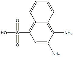 3,4-Diaminonaphthalene-1-sulfonic acid Struktur