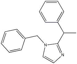 1-Benzyl-2-(1-phenylethyl)-1H-imidazole Struktur