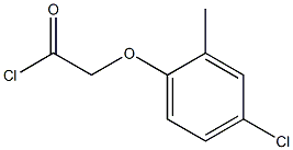 (4-Chloro-2-methylphenoxy)acetyl chloride Struktur