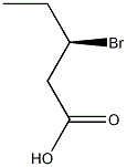 [R,(-)]-3-Bromovaleric acid Struktur