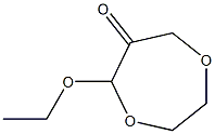 5-Ethoxy-1,4-dioxepan-6-one Struktur