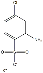 2-Amino-4-chlorobenzenesulfonic acid potassium salt Struktur