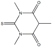 1,3,5-Trimethyl-2-thioxo-1,2-dihydropyrimidine-4,6(3H,5H)-dione Struktur