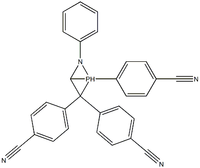 4,4',4''-[(Phenylimino)phosphranetriyl]trisbenzonitrile Struktur