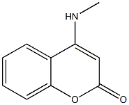 4-[Methylamino]-2H-1-benzopyran-2-one Struktur